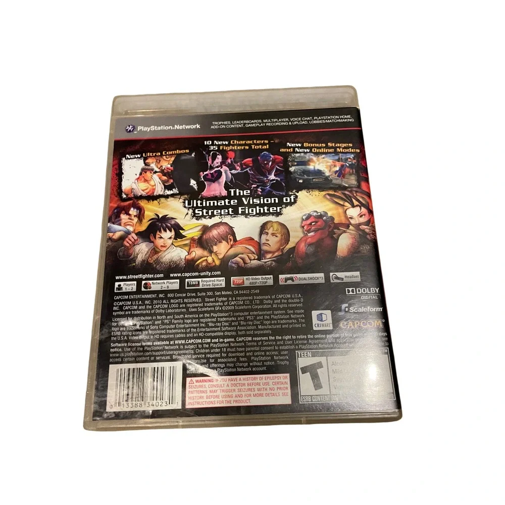 Super Street Fighter IV Sony PS3 PlayStation 3 Capcom Fighting Game Complete CIB